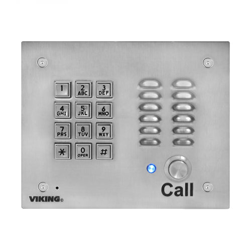 Viking K-1700-3 Handsfree Phone with Key Pad with EWP (Stainless Steel)