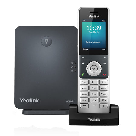 Yealink W60P Cordless DECT IP Phone System Package