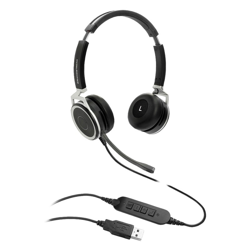 Grandstream GUV3005 USB-A HD Audio Corded Headset (New)