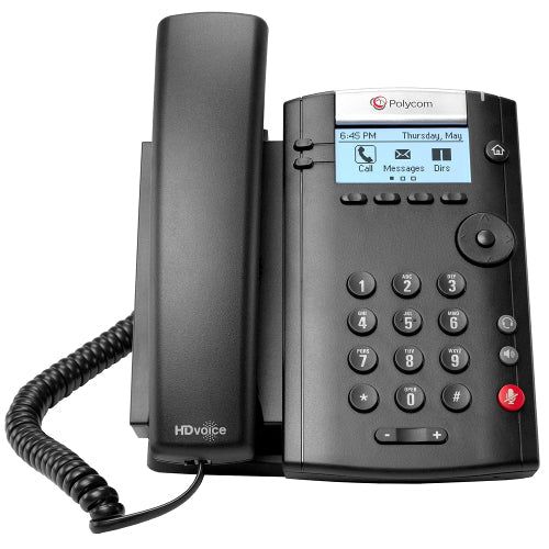 Polycom 2200-40450-025 VVX 201 IP Business PoE Phone (Refurbished)