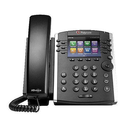 Polycom 2200-46162-025 VVX 410 12-Line IP PoE Gigabit Business Phone "B-Stock" (Refurbished)