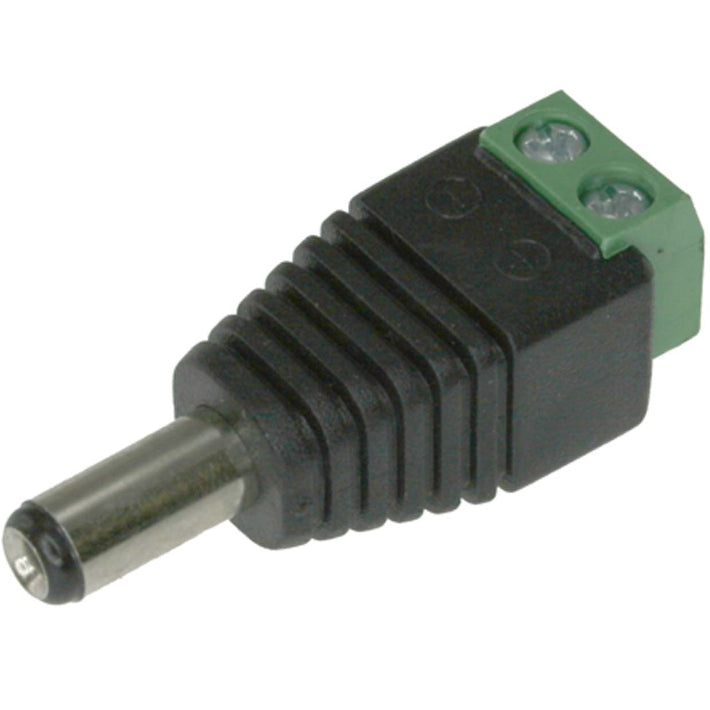 SCE Male DC Socket Power Plug to 2-Pin Terminal Adapter