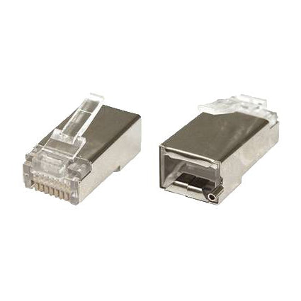 Ubiquiti TC-CON-100PK TOUGHCable Connectors, Silver, 100-Pack (New)