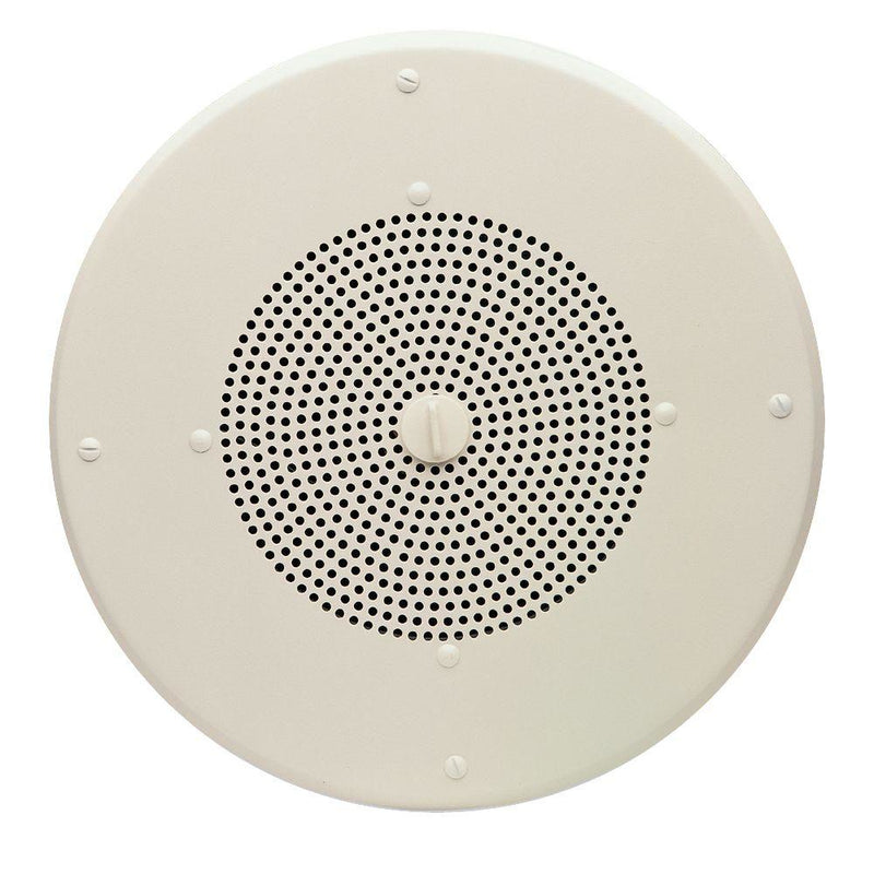 Valcom VC-1060A 8" Talkback Ceiling Speaker with Volume Control (New/White)