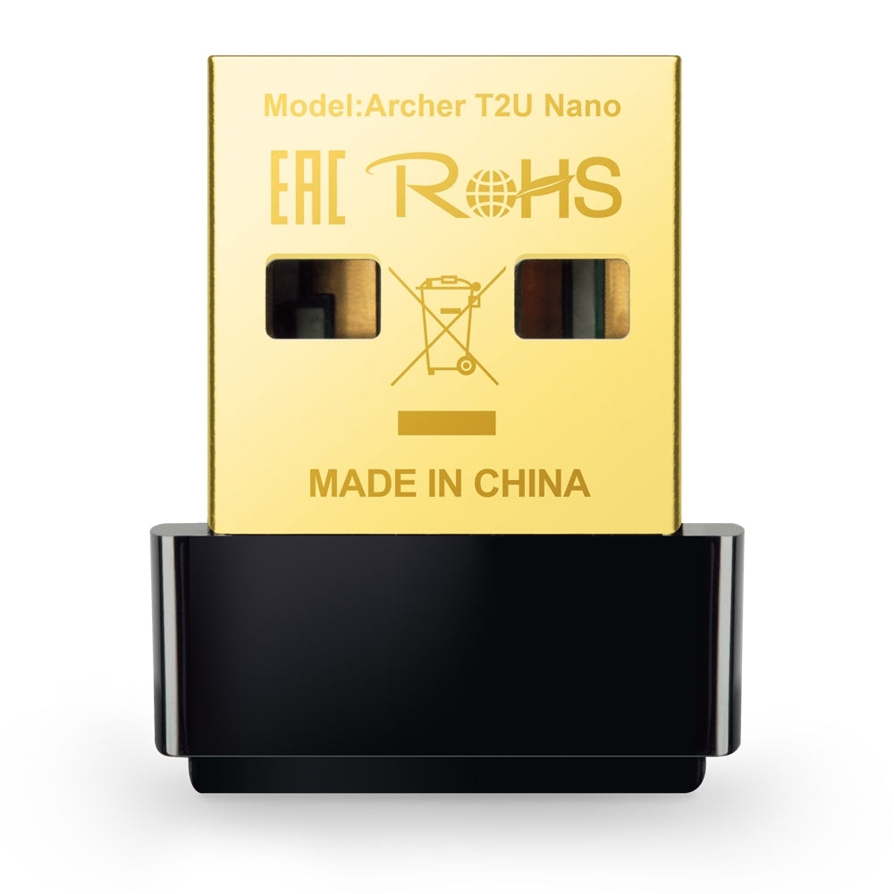TP-Link Archer T2U Nano AC600 Nano Wireless USB Adapter (New)