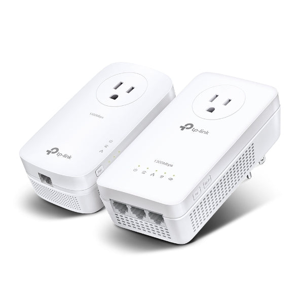 TP-Link TL-WPA8631P KIT AV1300 Gigabit Pass-through Powerline ac Wi-Fi Kit (New)