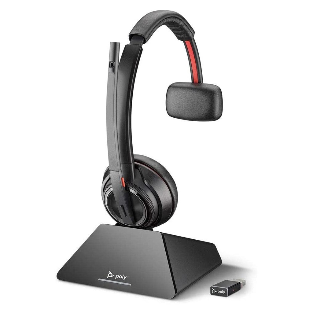 Plantronics 209213-01 Savi 8210 UC Wireless DECT Headset System (New)