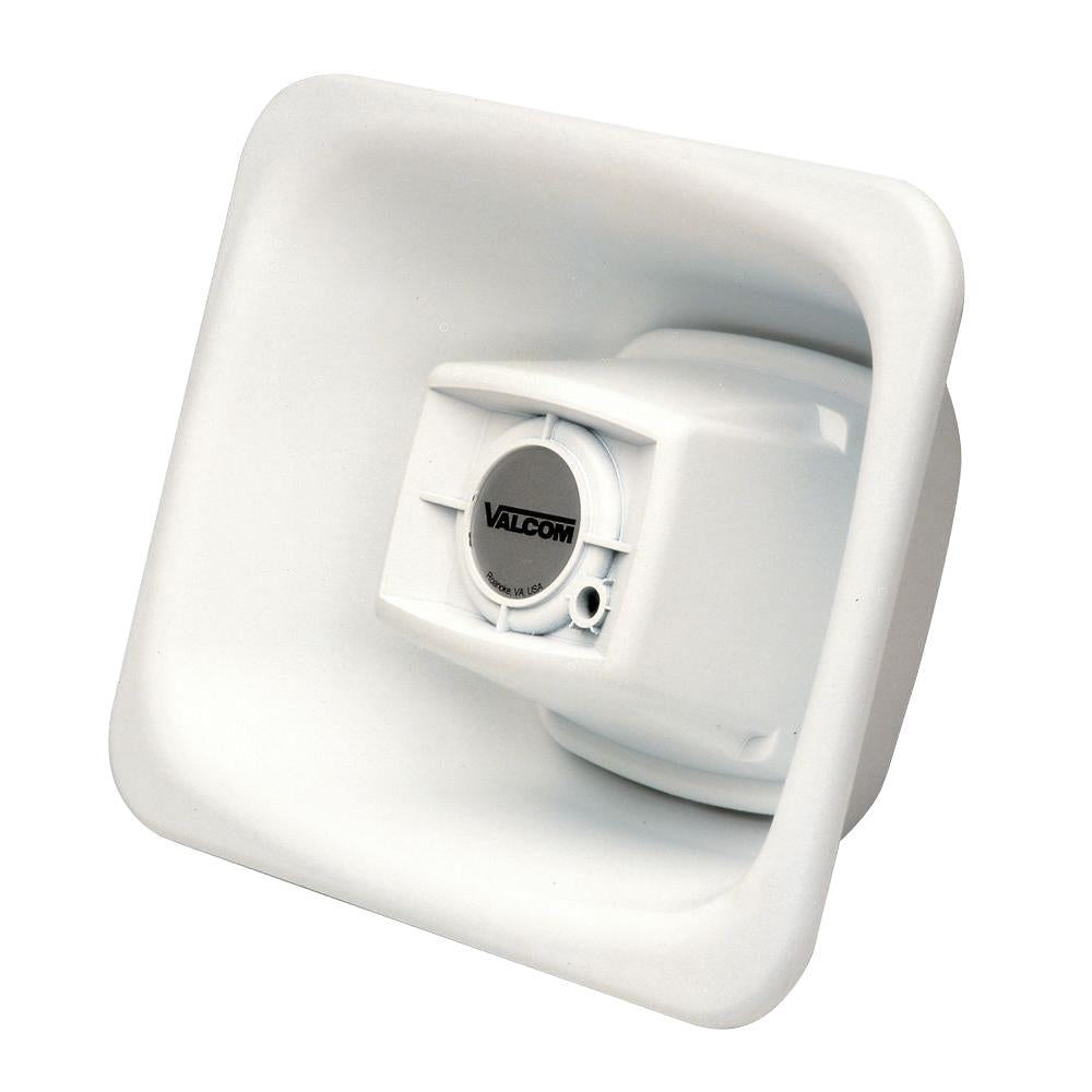 Valcom S-604-25-W 25 Volt Paging Flexhorn White (New)