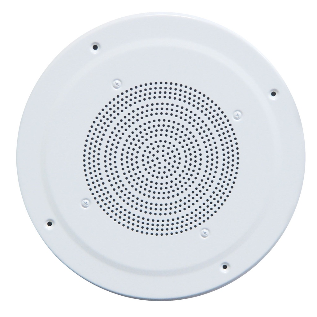 Speco G86TG 8 Inch 70-25V Speaker Grille Combo White (New)