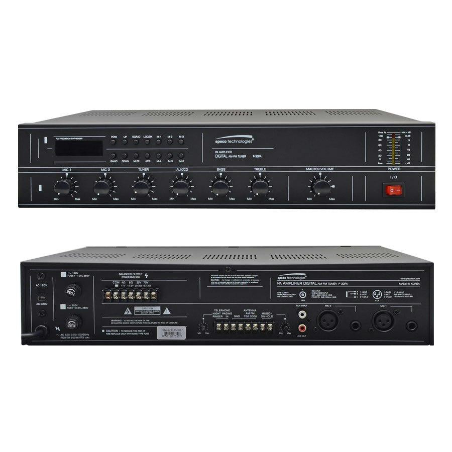 Speco P30FA 30 Watt PA Amplifier (New)