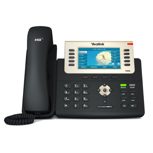 Yealink SIP-T29G Gigabit Color Display Phone (Black/Refurbished)