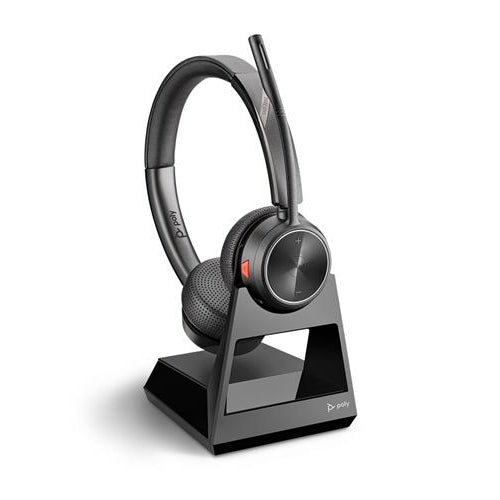 Plantronics 213020-01 Savi 7220 DECT Binaural Wireless Headset HP 7W6D5AA#ABA