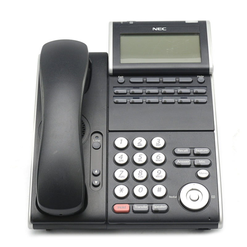 NEC 680009 DT330 DTL-12PA-1 Plus PSA 12 Button Display Digital Phone (Black/Refurbished)