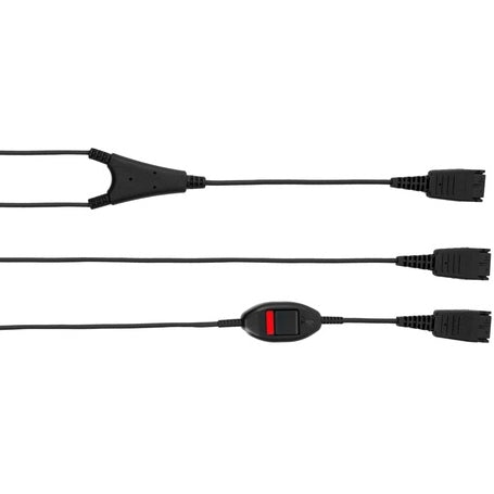 Jabra 8800-02-01 Supervisor Y-Cord Phone Cord with Mute