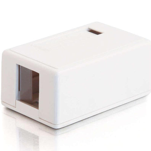 C2G 03831 1-Port Keystone Jack Surface Mount Box