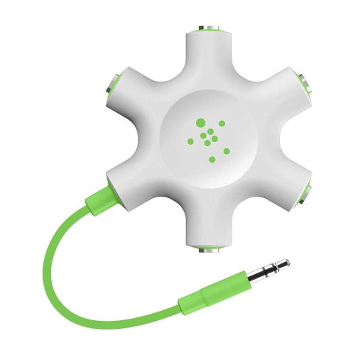 Belkin F8Z274BT RockStar 5-Jack 3.5mm Audio Headphone Splitter