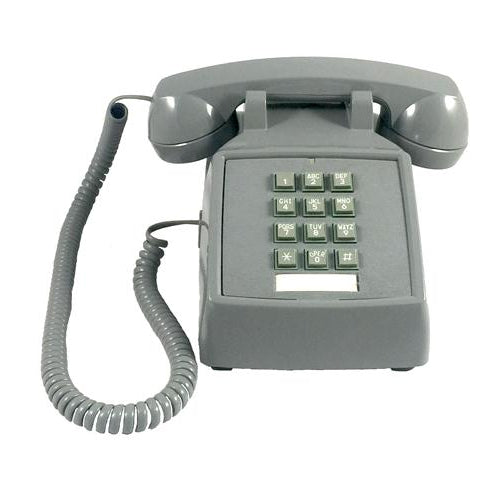 Cortelco 250082-VBA-20M 2500-V-SL Basic Desk Phone (Grey)