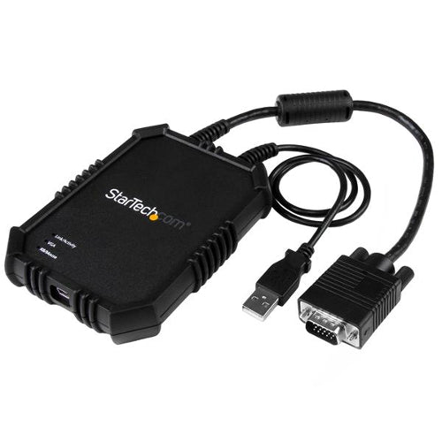 StarTech NOTECONS02X Laptop-to-Server KVM Console with Rugged Housing