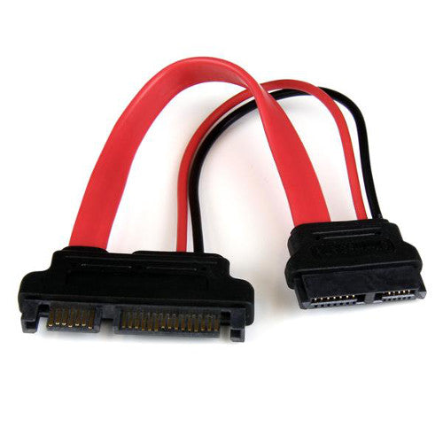 StarTech SLSATAADAP6 6 inch Slimline SATA to SATA Adapter with Power Female/Male