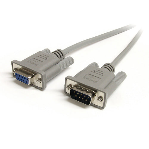 StarTech MXT100 6 ft Straight Through Serial Cable DB9 Male/Female