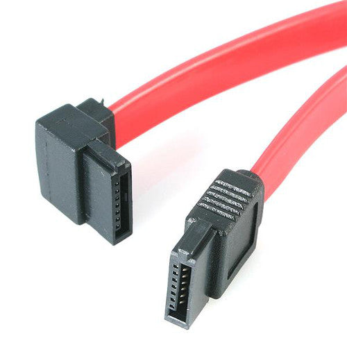 StarTech SATA12LA1 12 inch SATA to Left Angle SATA Serial ATA Cable