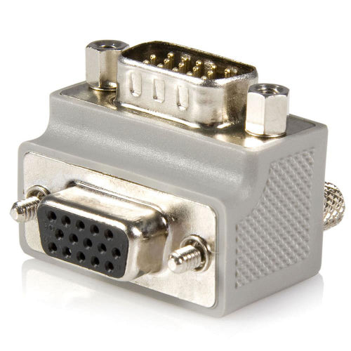 StarTech GC1515MFRA2 Right Angle VGA to VGA Cable Adapter Type 2 Male/Female