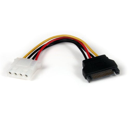 StarTech LP4SATAFM6IN 6 inch SATA to LP4 Power Cable Adapter Female/Male