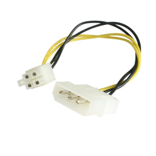 StarTech LP4P4ADAP 6 inch LP4 to P4 Auxiliary Power Cable Adapter