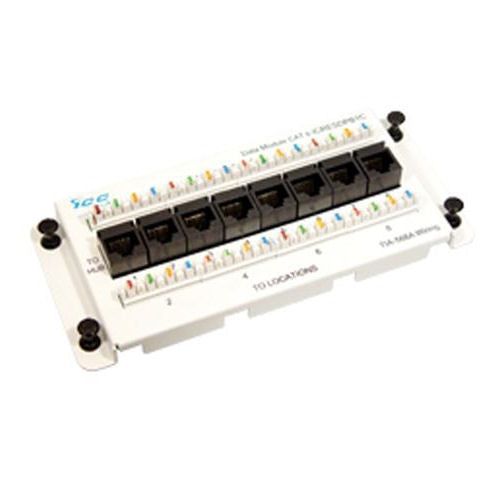ICC ICRESDPB1C Cat6 Data 8-Port Resi Module