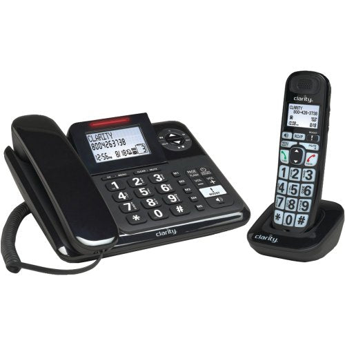Clarity E814CC 40dB Corded/Cordless Combo (Black)