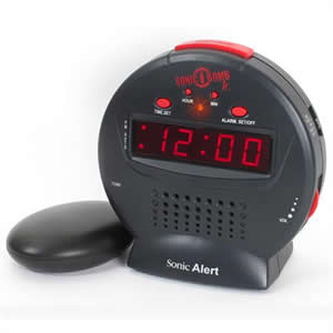 Sonic Bomb SA-SBJ525SS Sonic Bomb Jr Vibrating Alarm Clock