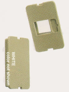 ICC IC108BF1WH 1-Port Flushed Bezel (White)