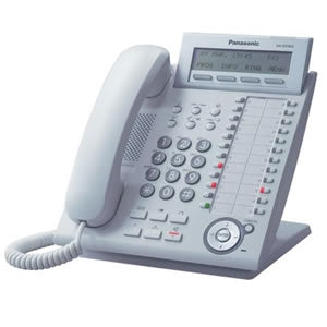Panasonic KX-DT343 3-Line Backlit LCD Display Phone (White/Refurbished)