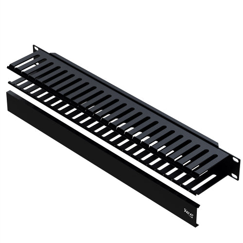 ICC 24 Slot Front Finger Duct Panel 1-RMS (Black)