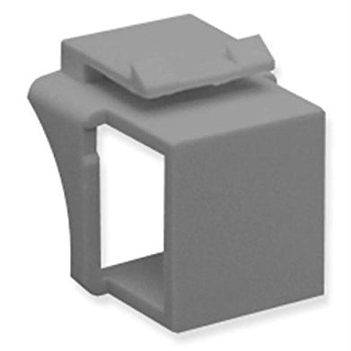 ICC Blank Modular Connector (10-Pack) (Grey)