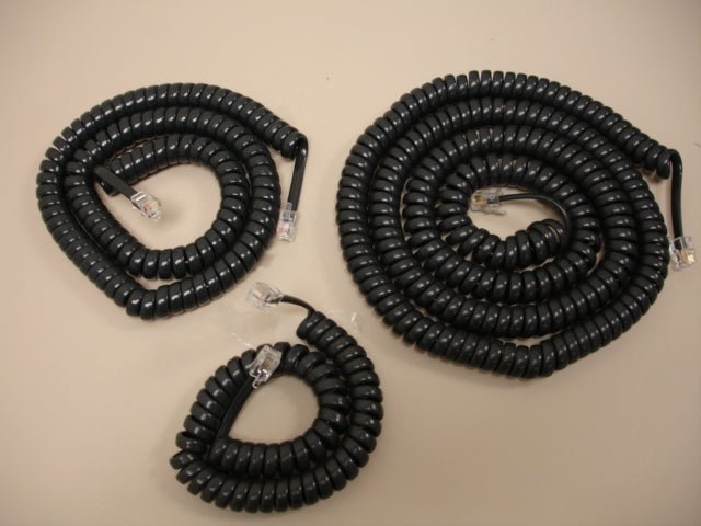 Toshiba DKT3200 Charcoal Handset Cord, 12'