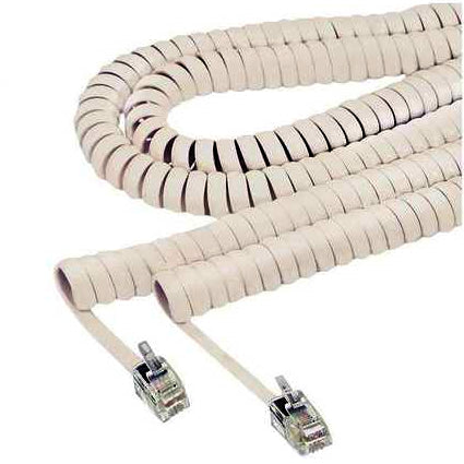 AT&T Spirit 25ft Handset Cord (Misty Cream)