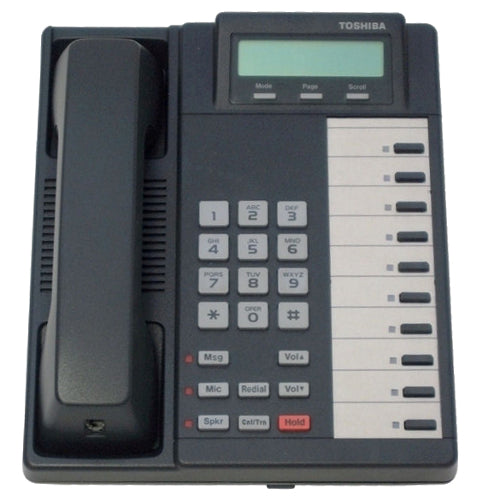 Toshiba DKT-2010SD Speaker Display Phone (Charcoal/Refurbished)