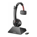 Poly Savi 8210 UC Microsoft Teams Certified DECT 1920-1930 MHz USB-A Headset HP 77T31AA#ABA (New)