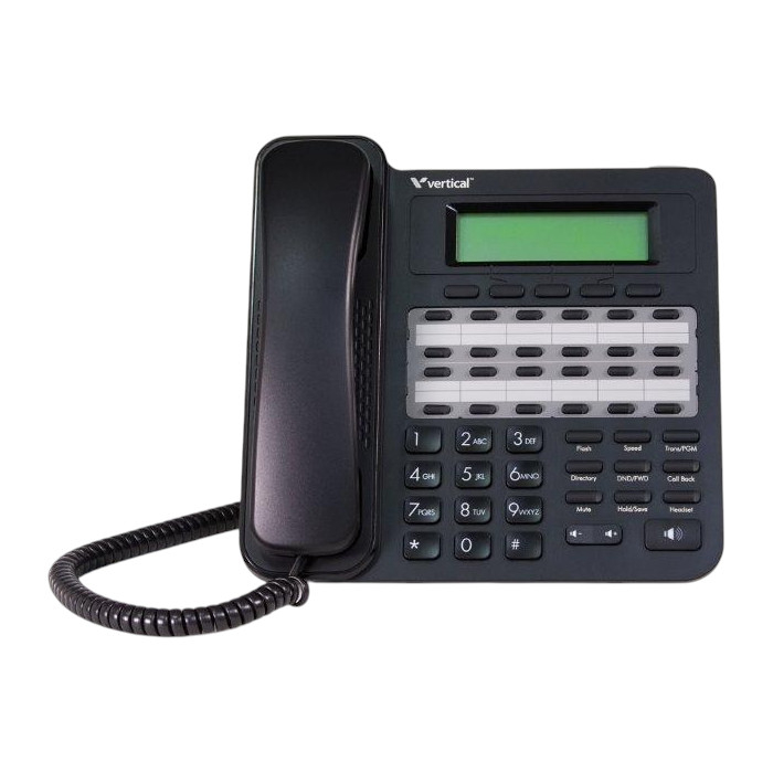 Vertical Vodavi VU-9224-00 Edge 9200 24 Button Half Duplex Digital Phone (New)