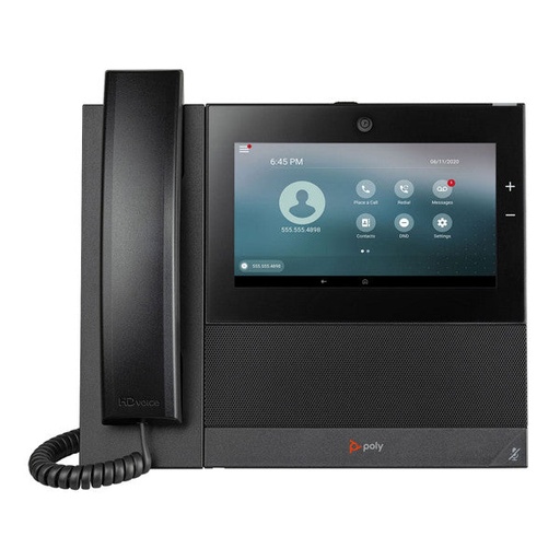 [PLY220049750001] Polycom 2200-49750-001 CCX 700 Business Media Phone and Handset Open SIP North America with Power Supply HP 84C18AA#ABA (New)