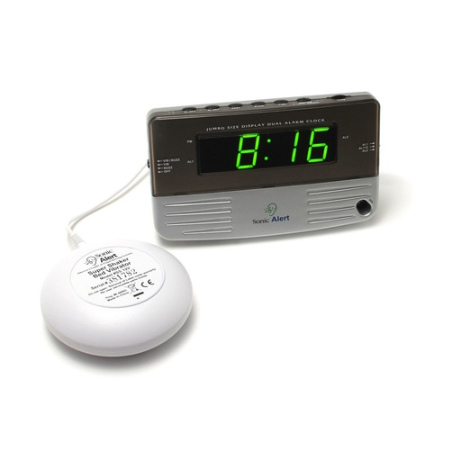 [SNBSB200SS] Sonic Bomb SB200SS Alarm Clock with Bed Shaker (New)