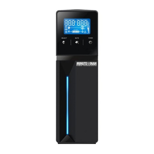 [MINETR850LG] MinuteMan ETR850LG Line-Interactive Mini Tower UPS 850VA 510W 8-Outlet (New)