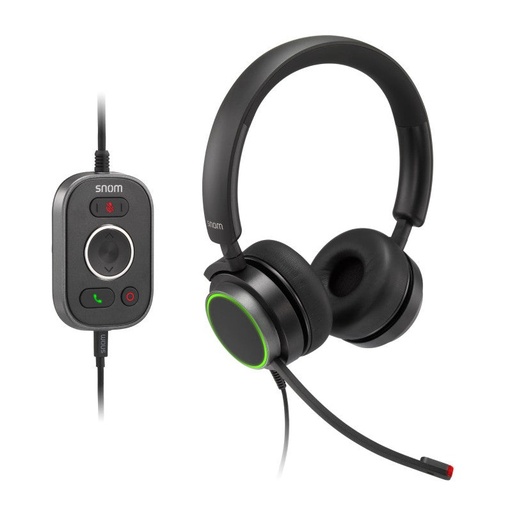 [SNOA330D] Snom A330D USB Double-Sided Binaural Headset (New)
