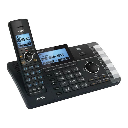 [VTDS6251] VTech DS6251 DECT 6.0 2-Line Cordless Digital Answering System, 1 Handset (Black/New)