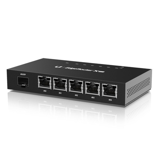 [UBIERXSFPUS] Ubiquiti ER-X-SFP-US EdgeRouter X 6-Port PoE SFP Router (New)
