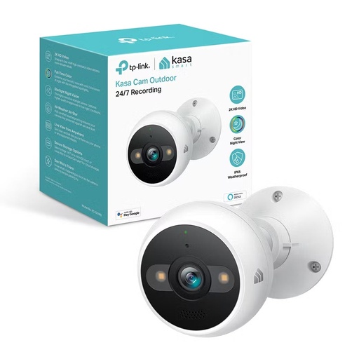 [TPLKKC420WS] TP-Link KC420WS 2K 4MP Resolution Kasa Cam Outdoor, 24/7 Recording (New)