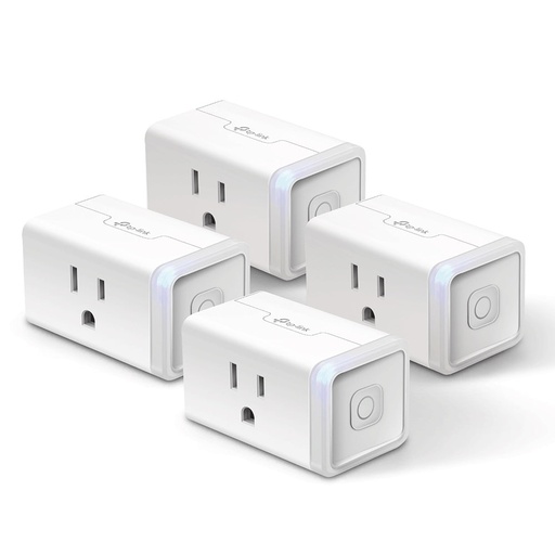 [TPLKEP25P4] TP-Link EP25P4 Kasa Smart Wi-Fi Plug Slim Energy Monitoring HomeKit 4-Pack (New)