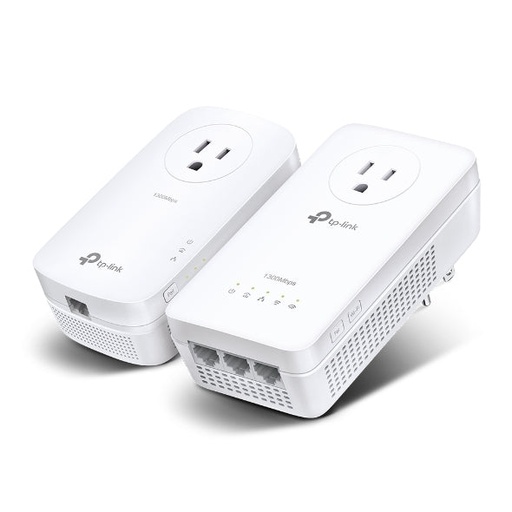 [TPLKTLWPA8631PKIT] TP-Link TL-WPA8631P KIT AV1300 Gigabit Pass-through Powerline ac Wi-Fi Kit (New)