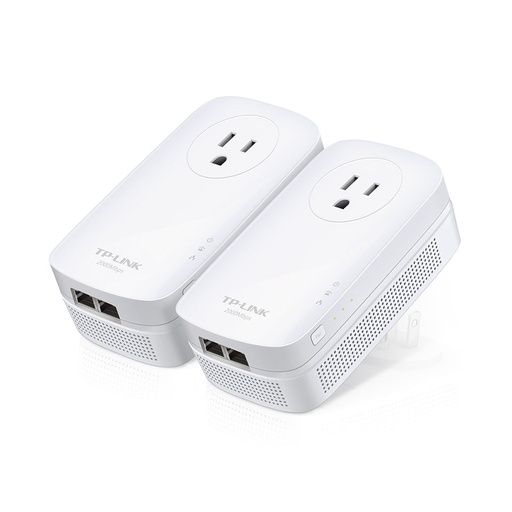 [TPLKTLPA9020PKIT] TP-Link TL-PA9020P KIT AV2000 2-Port Gigabit Passthrough Powerline Starter Kit (New)